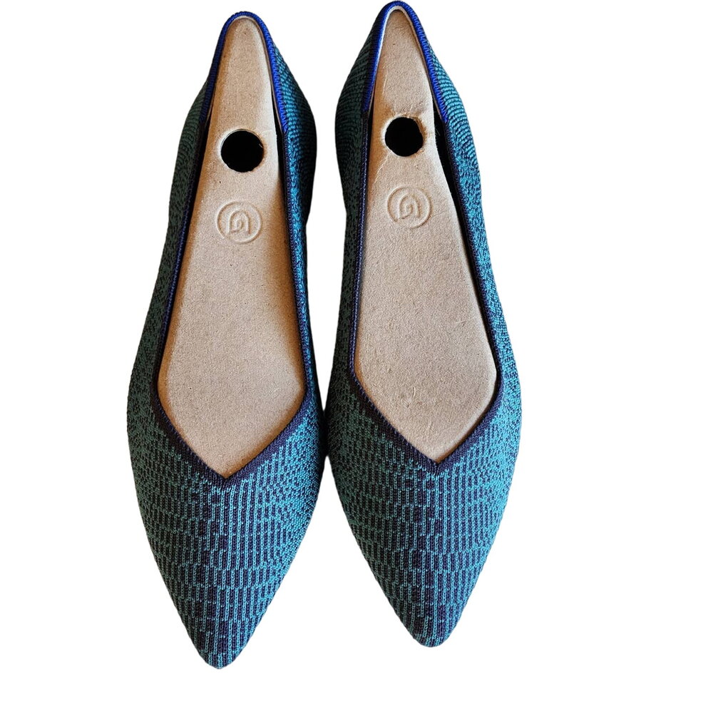 Rothy's Spruce Python Points Size 7.5 - image 1